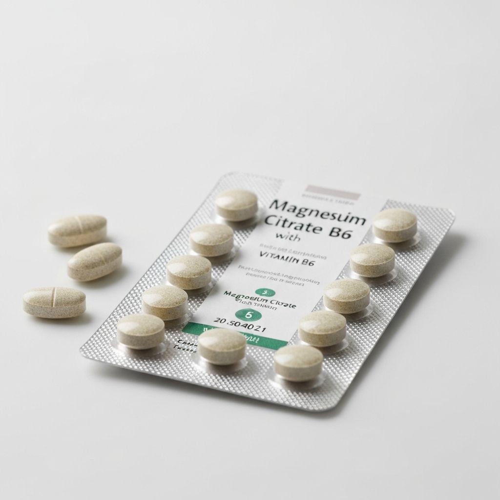 Magnez Cytrynian + B6